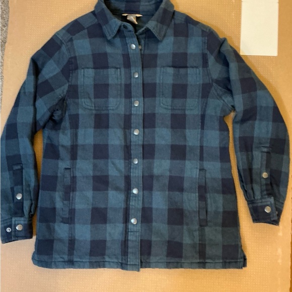 Duluth Trading Co Jacket Women’s Snap Up Blue Size M Outdoor - Picture 1 of 5